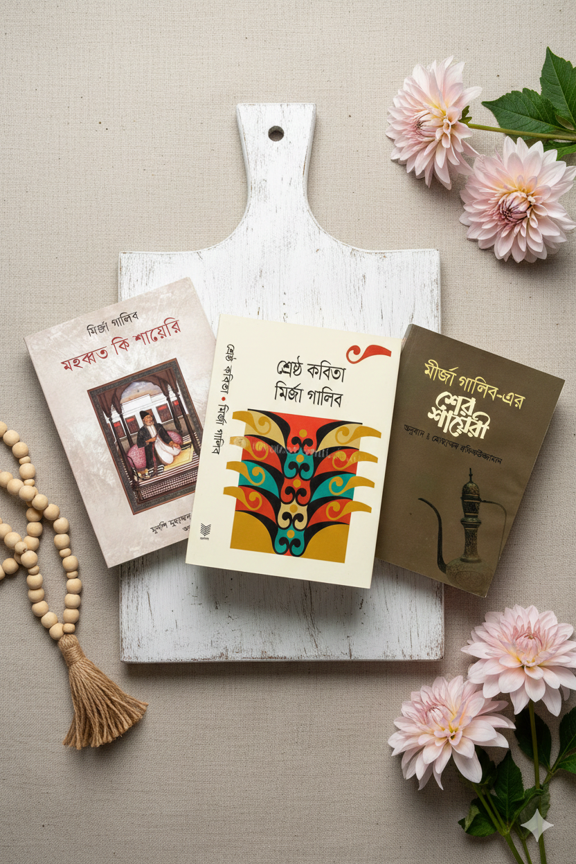 📚 মির্জা গালিব কম্বো প্যাকেজ | শ্রেষ্ঠ কবিতা, শের ও জীবনদর্শন একসাথে